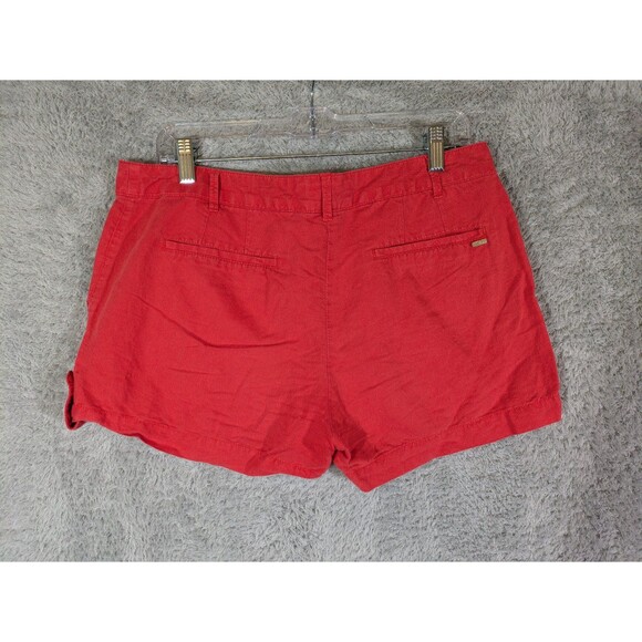 MNG by Mango red linen shorts Medium 10 - Picture 7 of 7